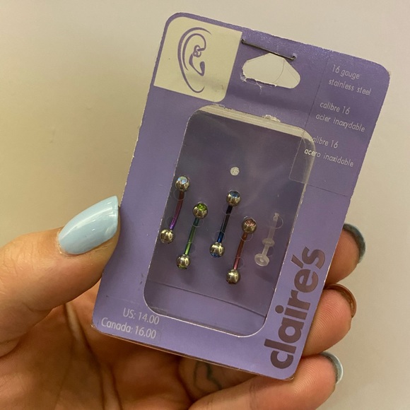 Claire's Accessories Room Piercing Rings Poshmark